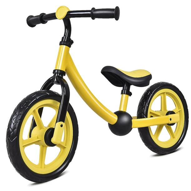 Unisex Children Balance Bike Kids No-Pedal Learn Ride Pre Bike 12/" Adjustable